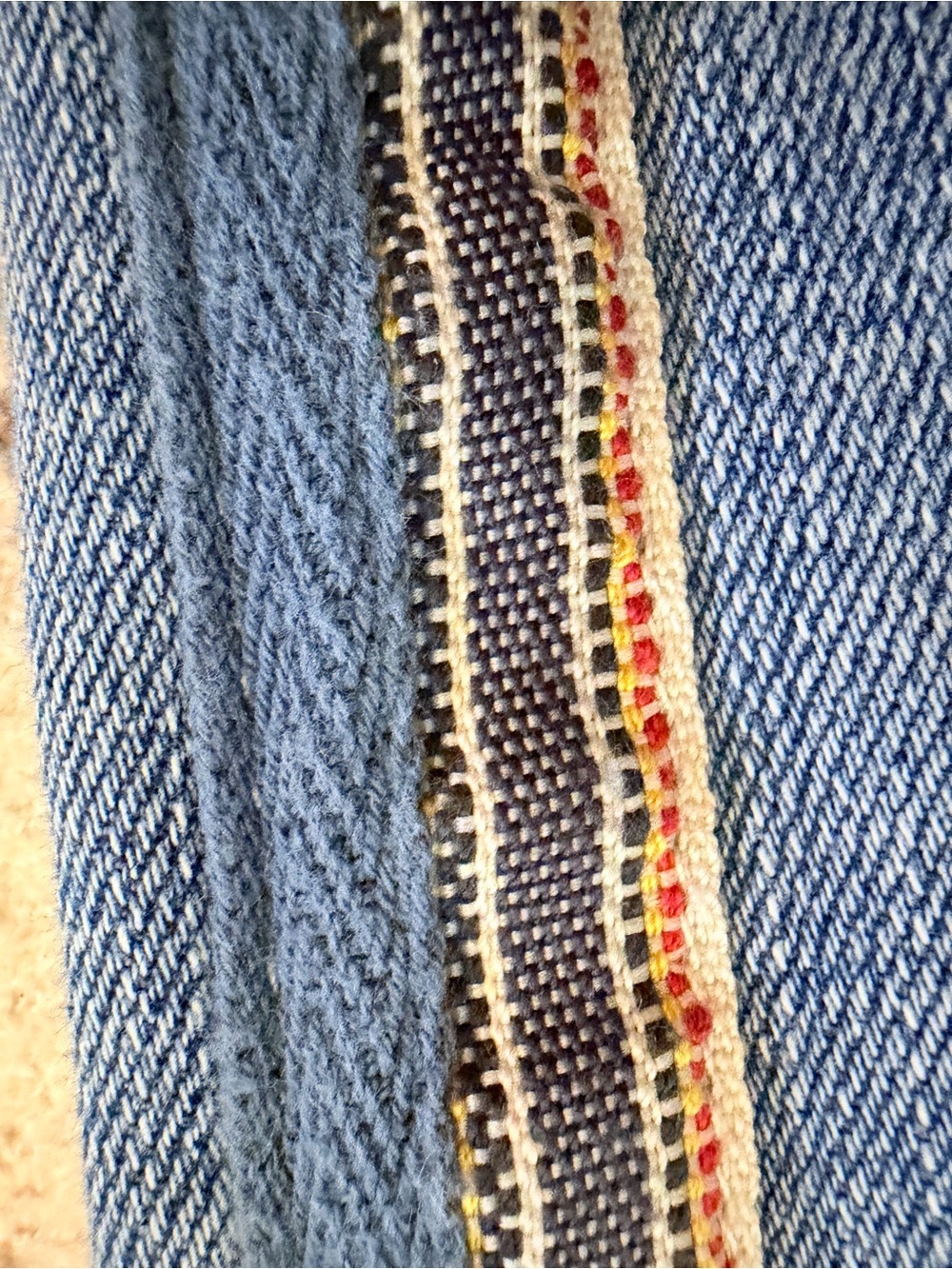 Pilcro and the Letterpress Washed Blue Slim Boyfriend Jeans Side Stripe 30 - Picture 11 of 14